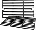 GRISUN 16.5" Cast Iron Cooking Grates for Charbroil Smoke Hollow, Grill Grates Replacement Parts for Gas Grill Model Smoke Hollow PS9900, 7000CGS, Charbroil 463722315 463722313 463750914