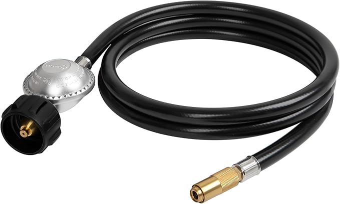SHINESTAR 6 FT Propane Adapter Hose for Blackstone 17 & 22 Inch Tabletop Griddle, 1666 1813 1814 1971 2350 and More, Replacement Part for Blackstone Propane Regulator with Hose Connect to 5-40 LB Tank