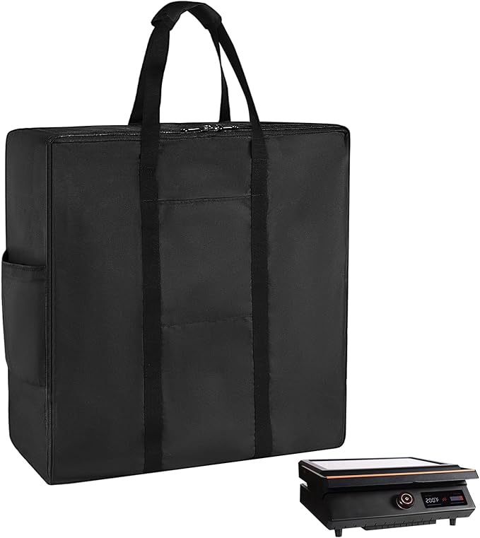 Tabletop Griddle Carry Bag, Portable Carry Bag for Blackstone E-Series 17 Inch Electric Tabletop Griddle, Water Resistant Gas Grill Carry Bag, BBQ Grill Griddle Carry Bag for Travel