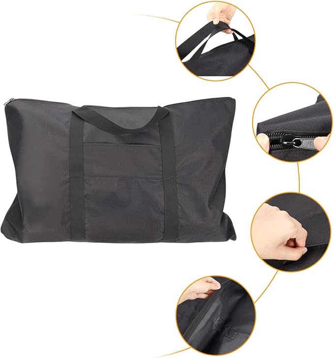 AJinTeby Griddle Carry Bag for Camp Chef SG90, CGG24B, FG26 Griddle Models, Compatible with Camp Chef 2 Burner Stove Grills, Heavy Duty 600D Waterproof Dustproof Carry Bag