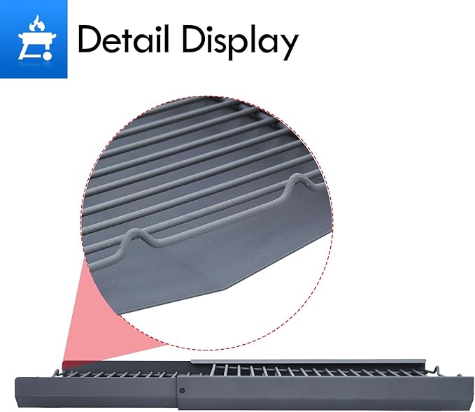 810-0029 Charcoal Ash Pan Replacement Parts for Nexgrill Charcoal Tray Adjustable Ash Catcher 810-0029 29in Barrel Grill Smoker Parts with Fire Grate Hangers Grill Accessories
