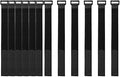 YiwerDer [16 Pack] 1 x 12" Hook and Loop Reusable Fastening Nylon Cable Straps, Durable Functional Ties Organizer Fastener to Keep Your Places Tidy