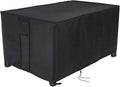 Fire Pit Cover Rectangular 46 Inch,Propane Gas Fire Pit Table Cover,Outdoor Waterproof Firepit Table Cover - 46 x 26 x 25 Inch