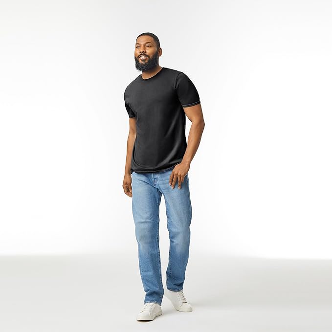 Gildan Adult Softstyle Cotton T-Shirt, Style G64000, Multipack