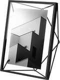 Umbra Prisma 5x7 Picture Frame, Metal Floating Wall or Desk Photo Display for Pictures, Art, Illustrations, and More, Black