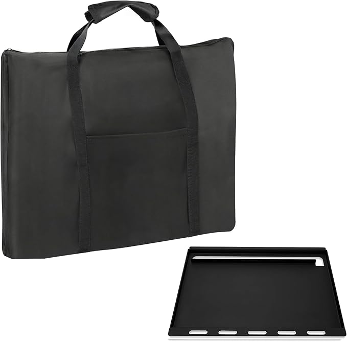 Griddle Cover for Weber Genesis 300 Series,Flat Top Griddle Cover for Weber Griddle Insert Storage Bag(Griddle NOT Include)-26" L x 1.5" W x 19" H