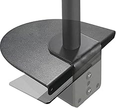 Steel Monitor Mount Reinforcement Plate，Monitor Arm Reinforcement Plate for Fragile Tabletop, Monitor Mount Reinforcement Plate Fits Most Monitor Stand C Clamp Installation