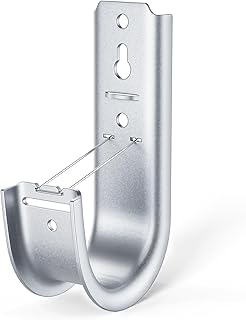 48 Pack 2-Inch Galvanized Steel Cable Support J-Hook with Retainer Clips - 48 Pack - Efficient Cable Management & Organization Solution