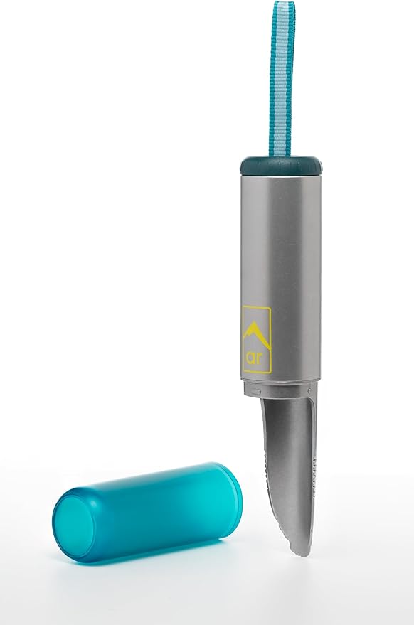 AR Adventure Ready Backpacking Trowel Toilet Kit - Includes Aluminum Camping Shovel, Toilet Paper, Packout Bags, Soap Flakes & Compressed Towelettes