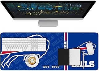 Mouse Pad Extended Large Gaming Desk Pad 31.5 x 11.8 Inch, XL Mousepad Topographic Mouse Pad with Anti-Slip Rubber Base for Buffalo Home Office