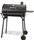 Kendane Barrel Charcoal Grill, Large Charcoal Grills with Front and Side Shelf, 627 Square Inches Cooking Grid, Outdoor BBQ Grill, Perfect for Backyard Camping, Patio Parties, and Picnics