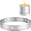VEVOR Fire Pit Stand for Solo Stove Bonfire,27 Inch Smokeless Fire Pit Ring,Stainless Steel Fireplace Stove Ranger Support Frame Accessory, Portable Outdoor Camping Holder Tools for Fireplace