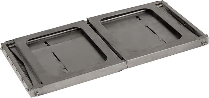 Fire Sense 63724 Stainless Steel Foldaway Charcoal Grill Heavy Duty Stainless Steel Construction For Outdoor Barbecues Camping Tailgating Traveling Charcoal Grate & Carry Bag Included