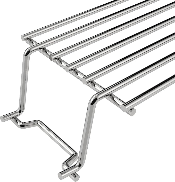 67027 Raised Warming Rack for Weber GS4 Spirit 2 Grill Parts GS4 Spirit II E310 E320 S310 S320 (2017 & Newer), Replacement Parts for Weber Spirit II 3 Burner Grills Accessories, Stainless Steel