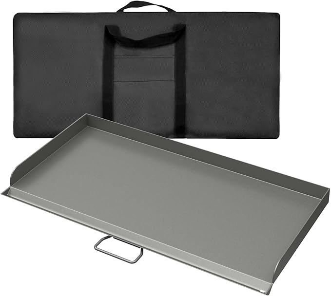 14'' x 32'' Professional Flat Top Steel Griddle for Camp Chef Griddle Plate for Camp Chef EX60LW EX60P EX60PP EX60P EX60B EX280LW DB60D YK60LW YK60LWC12 EX90LWB Stoves with Carry Bag