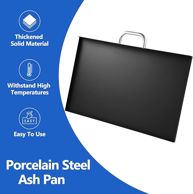 DGN576SNC-D Ash Pan Replacement Parts for Dyna Glo Charcoal Pan DGN576DNC-D Ash Tray Grill Parts Charcoal Basket Master Forge MFJ576DNC BBQ Grill Charcoal Tray Coal Holder with Handle