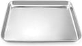 QWORK 304 Stainless Steel Utility Tray, Instrument Tray Salon Tool Tray Workshop Parts Trays for Beauty Instruments, 12 3/16 x 9 7/16 x 1 5/16 inch, 1 Pack