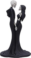 Nemesis Now Eternal Vow 24cm, Resin, Gothic Wedding Giftware, Skeleton Vow Figurine, Cast in The Finest Resin, Hand-Painted, Black and White