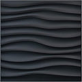 Art3d PVC Wave Panels for Interior Wall Decor, Antique Copper Textured 3D Wall Tiles, 19.7" x 19.7" (12-Pack)