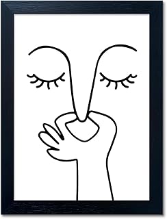 Black and White Bathroom Wall Decor Bad Smell Humorous Wall Art Funny Guest Toilet Picture Print Painting Modern Minimalistic Bathroom Sign