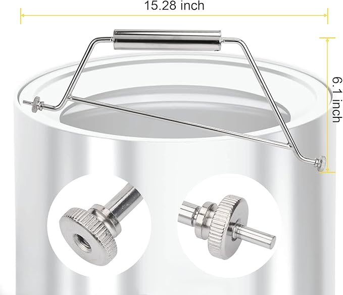 EAORBD Ranger Fire Pit Handle for Solo Stove Ranger 2.0-15 Inch Smokeless Portable Fire Pit- Stainless Steel