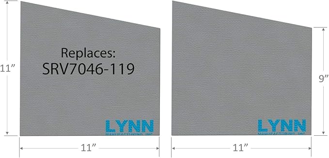 Replacement Quadrafire Baffle Board, 2700-I Acc & Voyageur, Set of 2, SRV7046-119, 2358A