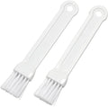 Chef Craft Select Plastic Mini Pastry Brush, 7 inches in length 1 inch width 2 piece set, White