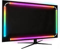 RGB Monitor Backlight with Screen Sync, Dual USB Powered Ambient Lighting Kit for 27 Inch Gaming Monitors, Music Mode, Immersive Dynamic LED Strip Lights for PC Setup (4 Sides - 27 inch)