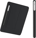 Tablet Stylus Holder, Self & Reusable Adhesive, Stylus Sleeve,Tip Protection, Anti-Bend Support, Eco Silicone, Snug Fit, Compatible with All Generations of Apple Pencil, Galaxy & Windows Stylus