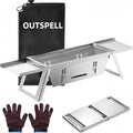 small portable charcoal grill: mini foldable tabletop grills for camping Picnic beach - stainless steel bbq grill for outdoor(Type-3)