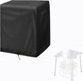 Fire Pit Heat Deflector Cover, 24 inch Waterproof Outdoor Square Fire Pit Deflector Cover-24"D x 24"W x 24"H