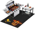 TOHONFOO 70 x 48 in Grill Mats for Outdoor Grill, Fireproof Griddle Mats Compatible with Blackstone to Protect the Deck, Griddle Accessories Compatible with Blackstone - 0.6mm