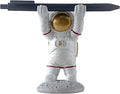 Astronaut Pen Pencil Holder Stand for Desk, Resin Pen Display Stand Pencil Display Holder for Home Office Gifts, Standing Astronaut Pen Holder