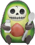 Ebros Small Furry Bones Hearty Avocado Haass Skeleton Figurine 2.75" Tall Collectible Furrybones Skulls Skeletons in Halloween Costume Monster Miniature Statue