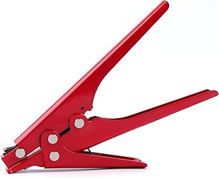 Knoweasy Zip Tie Tool and Tensioning and Cutting Tool for Plastic Nylon Cable Tie or Fasteners up to 0.37 Inches