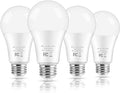 LED Light Bulbs, 100 Watt Equivalent A19, 13W 5000K Daylight White 1500 Lumens Non-Dimmable Bright E26 Edison Medium Screw Bulbs for Home Bedroom Kitchen Living Room Office Lamp, 4-Pack