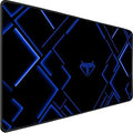 TEDNETGO Large Extended Gaming Mouse Pad, Long Mouse Pads, Extra Large Big Mouse Pad with Stitched Edge, XXL Non-Slip Computer Computer Keyboard Mat for Gamer/Desktop/Office/Home,Blue