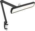 Neatfi XL 2,500 Lumens 30W LED Task Lamp with Clamp | 324 SMD LEDs | CCT | 5 Light Modes | 3000K–6000K | Dimmable | Adjustable Arm with Clamp | Desk Light for Home (Black, 22-Inch Wide Shade)