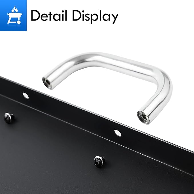 DGN576SNC-D Ash Pan Replacement Parts for Dyna Glo Charcoal Pan DGN576DNC-D Ash Tray Grill Parts Charcoal Basket Master Forge MFJ576DNC BBQ Grill Charcoal Tray Coal Holder with Handle