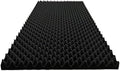 1 Pack Egg Crate Foam Sound Proof Foam Panels for Walls,48''X24''X2'' inch Acoustic Panels, high-Density Fireproof soundproof Wall Panels, Professional Acoustic Treatment (Black)