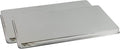 Reston Lloyd Rectangular Burner Cover, Steel, Set of 2, Stainless Look
