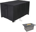 Rectangular Fire Pit Cover for Best Choice Products 52 inch Gas Fire Pit Table,Outdoor Waterproof Propane Firepit Table Cover - 52 X 34 X 25 Inch