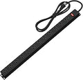 12 Outlet Long Power Strip Surge Protector with 2100 Joules, 6FT Power Cord, Wide Spaced Outlet Power Bar, Overload Protection Switch, Industrial Heavy Duty for Work Bench, Shop, Garage (Black)…