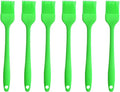 Silicone brush, Oil Brush for BBQ Kitchen Cooking Baking and Grilling (6 PCS,green)