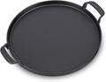 7421 Cast Iron Griddle - 12" Gourmet BBQ System Insert, Fits Most Cooking Grates for Weber Charcoal/Gas/Pellet Grills (22" Kettle/Performer, SMOKEFIRE EX4/EX6, Genesis, Spirit &More)