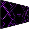TEDNETGO Large Extended Gaming Mouse Pad, Long Mouse Pads, Extra Large Big Mouse Pad with Stitched Edge, XXL Non-Slip Computer Computer Keyboard Mat for Gamer/Desktop/Office/Home, Purple