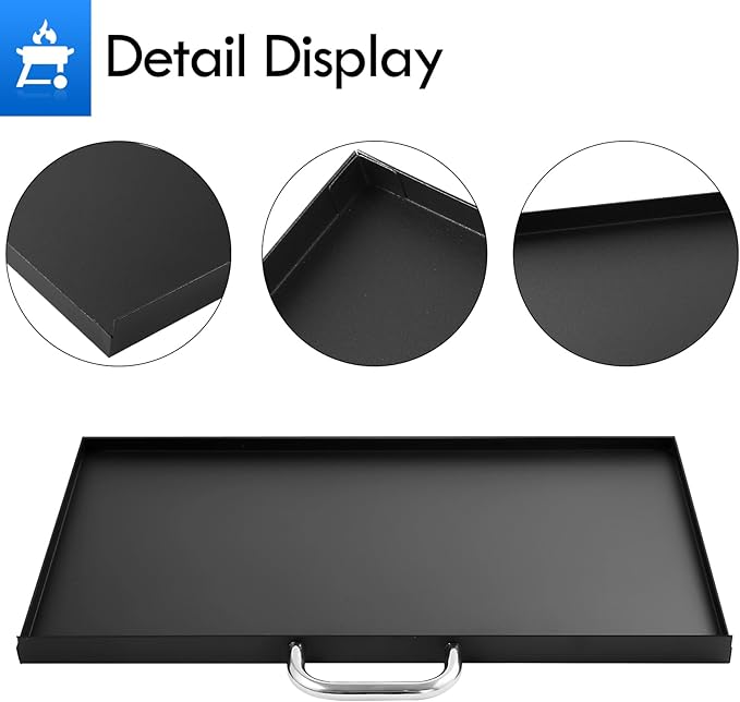 DGN576SNC-D Ash Pan Replacement Parts for Dyna Glo Charcoal Pan DGN576DNC-D Ash Tray Grill Parts Charcoal Basket Master Forge MFJ576DNC BBQ Grill Charcoal Tray Coal Holder with Handle