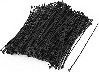 uxcell Nylon Strip Zip Wire Cable Tie Fastener Off 2mmx150mm 500pcs