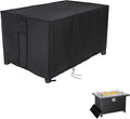 Fire Pit Cover Rectangular 44 Inch, Propane Gas Fire Pit Table Cover,Outdoor Waterproof Firepit Table Cover - 44 X 28 X 25 Inch