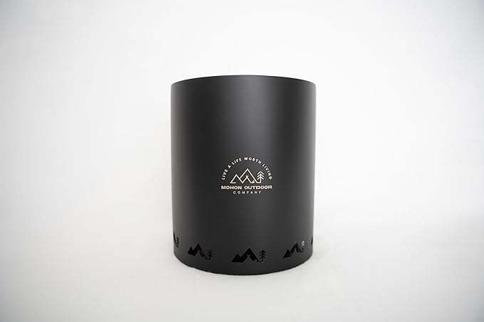 Small Smokeless Stove. Comes with collapsable feet, Removable ash Catcher, and Storage Bag. (Silver)